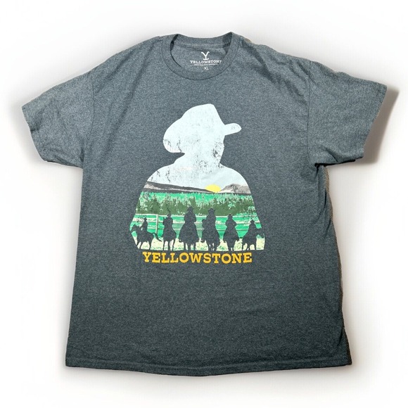 Yellowstone Other - Yellowstone T Shirt Silhouette Size XL Gray